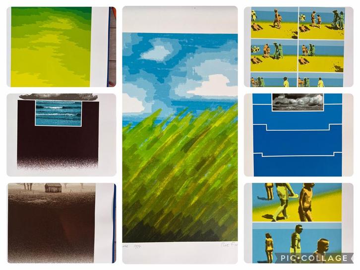 Piet Fioole 7 Zeefdrukken Speciale Uitgave, Antiek en Kunst, Kunst | Litho's en Zeefdrukken, Ophalen of Verzenden