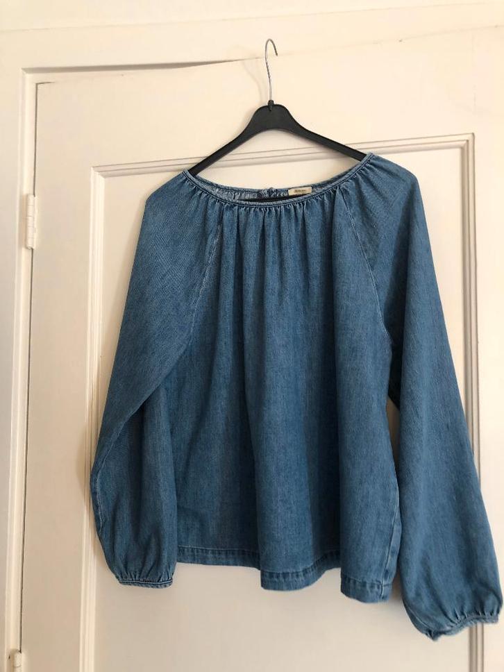 denim blouse van Bellerose mt 3 / M, Kleding | Dames, Blouses en Tunieken, Gedragen, Maat 38/40 (M), Blauw, Ophalen