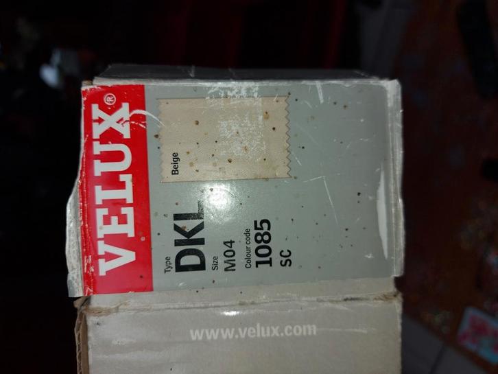 Velux DKL M04 rolgordijn verduisterd., Doe-het-zelf en Verbouw, Rolluiken, Nieuw, Minder dan 100 cm, Minder dan 100 cm, Ophalen of Verzenden