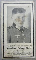 Duitse bidprent/sterbebild Grenadier 22.11.1942 STALINGRAD, Verzamelen, Militaria | Tweede Wereldoorlog, Verzenden, Duitsland
