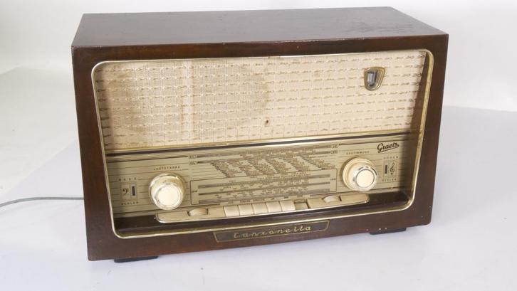 Graetz Canzonetta 513 Buizenradio (Volledig Werkend), Antiek en Kunst, Antiek | Tv's en Audio, Ophalen of Verzenden