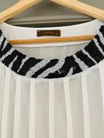 Blouse roomwit pailletten glitter Fame maat 40 zgan, Kleding | Dames, Maat 38/40 (M), Fame, Wit, Ophalen of Verzenden