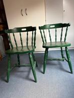 twee houten stoelen, Huis en Inrichting, Stoelen, Ophalen, Gebruikt, Twee, Overige kleuren