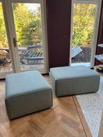 Poef (2x) Studio Mik in Kvadrat stof, Ophalen, Gebruikt, 75 tot 100 cm, Stof