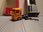 368 herpa 158626-003 man tgx xxl 3-as trekker oranje 1:87, Ophalen of Verzenden, Nieuw, Bus of Vrachtwagen, Herpa
