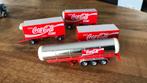 Coca-Cola aanhangers2x1x onderstel 1xtankwagen €7,50, Hobby en Vrije tijd, Modelauto's | 1:87, Ophalen of Verzenden, Nieuw, Bus of Vrachtwagen