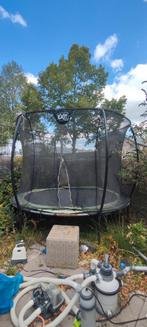 exit trampoline 3 mtr rond, Ophalen, Gebruikt