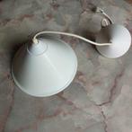Hanglamp, Melkwitte metalen kap, Ophalen of Verzenden, Nieuw, Metaal, 75 cm of meer