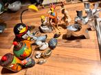 Kippen, eenden, papegaaien beeldjes, Verzamelen, Beelden en Beeldjes, Ophalen of Verzenden, Gebruikt, Fantasy