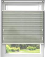 Dubbel Plissé Gordijn Ezra Beige, Huis en Inrichting, Stoffering | Gordijnen en Lamellen, Nieuw, 100 tot 150 cm, Beige, 50 tot 100 cm