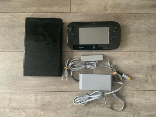 Nintendo Wii-U Spelcomputer Zwart - Wii U COMPLEET, Spelcomputers en Games, Spelcomputers | Nintendo Wii U, Zo goed als nieuw