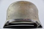Duitse camo helm M40 army (Heer) Normandy camouflage helmet, Verzamelen, Ophalen of Verzenden, Duitsland, Helm of Baret