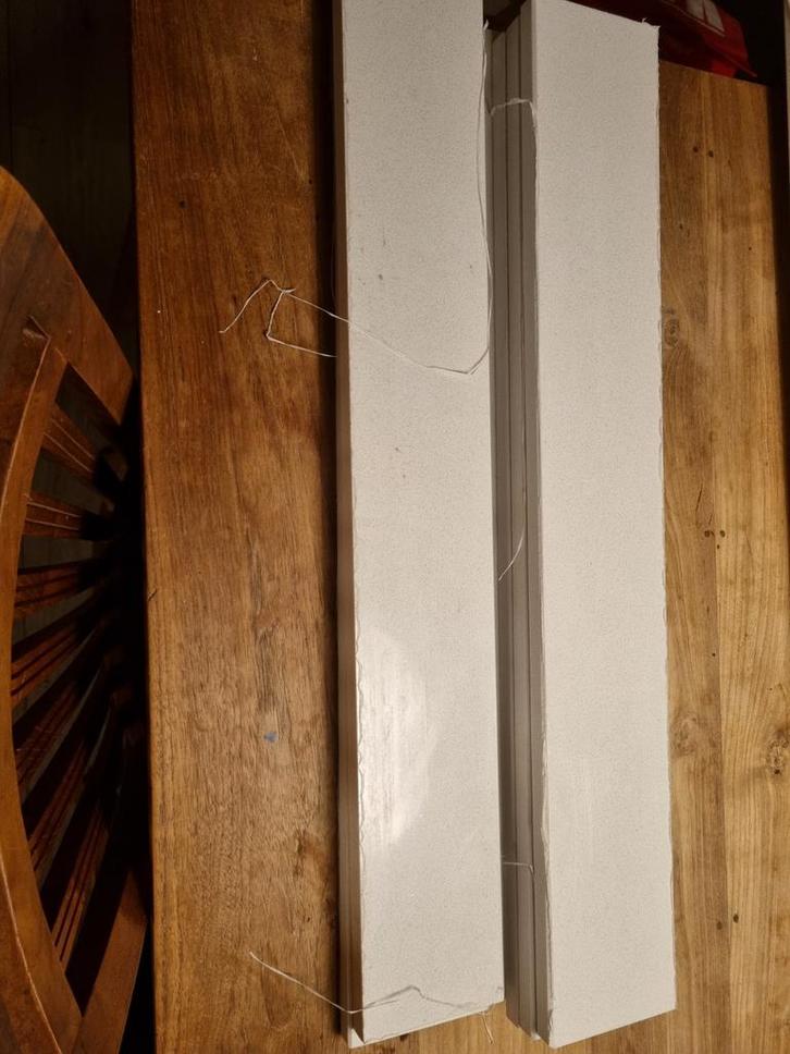 Witte composiet vensterbanken 798x120mm (6 stuks), Doe-het-zelf en Verbouw, Plinten en Afwerking, Nieuw, Vensterbanken, Overige materialen