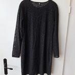 Only zwart print tule jurk xl 44, Zwart, Maat 42/44 (L), Ophalen of Verzenden, Zo goed als nieuw