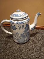 Prachtige in nieuwstaat emaille theepot Willow, Ophalen of Verzenden