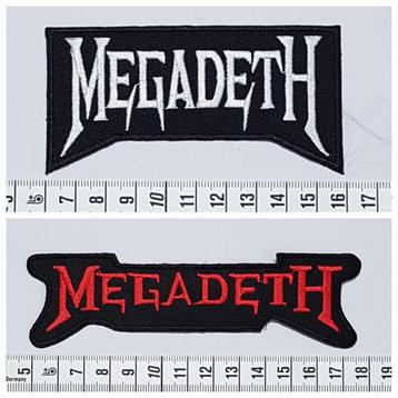 Emblemen,megadeth,rock,band,muziek, patch beschikbaar voor biedingen