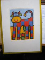 Leuke gekl Zeefdruk van een koe, Ophalen of Verzenden