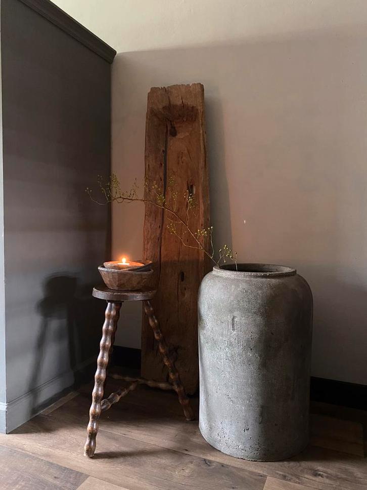 Aura Peeperkorn trog-houten bak-trog-landelijk-sober, Huis en Inrichting, Woonaccessoires | Overige, Ophalen