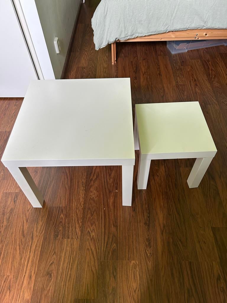Ikea Lack tafeltjes - set van 2, Ophalen, Minder dan 45 cm, Minder dan 55 cm, Gebruikt