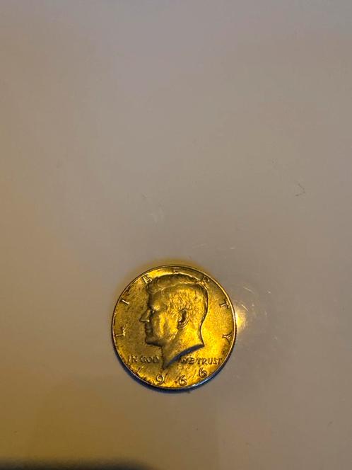 Kennedy Half Dollar 1966 Zilver, Postzegels en Munten, Munten | Amerika, Losse munt, Zilver, Ophalen of Verzenden