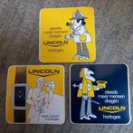 Drie leuke oude stickers.   LINCOLN Horloges., Ophalen of Verzenden, Zo goed als nieuw, Overige typen