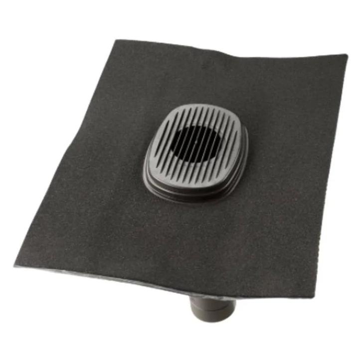 Ubbink Rioolontspanningspan, Doe-het-zelf en Verbouw, Dakpannen en Dakbedekking, Nieuw, Dakpannen, Steen of Klei, Zwart, Minder dan 5 m²