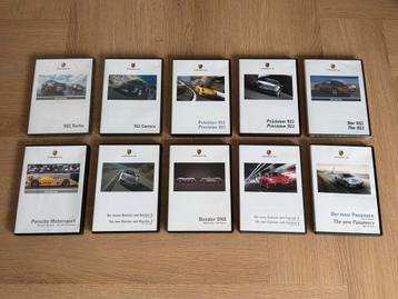 10 x Porsche DVD - 911 - Turbo - Boxter - Cayman - Panamera beschikbaar voor biedingen