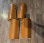 Auping auronde 200-100-34 cm, Ophalen, 100 cm, Eenpersoons, Bruin