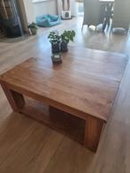 Teak houten salontafel, Ophalen, 50 tot 100 cm, 50 tot 100 cm, Zo goed als nieuw