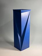 Van der Vaart Makkum Vaas Blauw, Gebruikt, Blauw, Aardewerk of Porselein, Ophalen of Verzenden