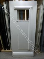 Hardhouten witte voordeur 93/211,5, Ophalen, 80 tot 100 cm, Nieuw, Buitendeur