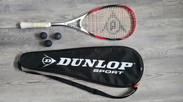 Dunlop Predator 50 Squashracket inclusief draaghoes beschikbaar voor biedingen