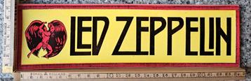 Prachtige vintage Sticker Led Zeppelin rock hardrock metal beschikbaar voor biedingen