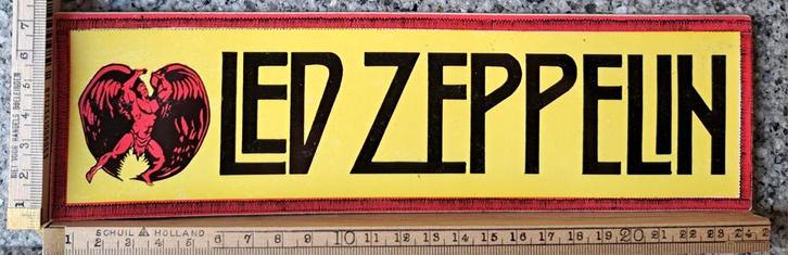Prachtige vintage Sticker Led Zeppelin rock hardrock metal, Verzamelen, Stickers, Zo goed als nieuw, Overige typen, Ophalen of Verzenden