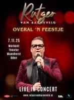 2x Ticket Rutger Barneveld , Overal een feestje, Tickets en Kaartjes, Twee personen, November, Overige typen