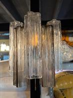 Vintage Murano design wandlamp messing jaren 70, Ophalen of Verzenden, Zo goed als nieuw