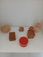 Vintage doosjes. Hout. 5 per stuk, Antiek en Kunst, Curiosa en Brocante, Ophalen of Verzenden