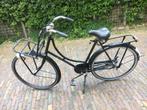 Oma fiets 28 inch, slot, verlichting, rekje voor, frame 53cm, Gebruikt, Handrem, 50 tot 53 cm, Ophalen