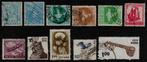 11 postzegels India gebruikt (PZ12), Ophalen of Verzenden, Gestempeld, Zuid-Azië
