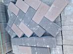 Betonklinker 8cm bruin paars, Tuin en Terras, Ophalen, Klinkers, Zo goed als nieuw, 10 m² of meer