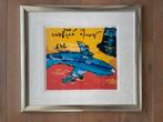 Zeefdruk Herman Brood Boeing, Ophalen