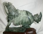 Jade circa 1960 excellent beeld van jade zeldzaam 4000 gram, Antiek en Kunst, Ophalen