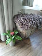 landelijke pot van rustiek hout, Ophalen, Gebruikt, Mand, Rond