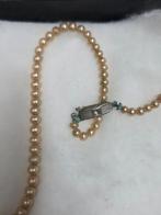 Vintage Parelketting, Ophalen of Verzenden, Gebruikt, Beige, Overige materialen