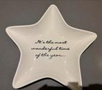 Riviera Maison Ster Schaal - Kerst Hapjes, Huis en Inrichting, Porselein of Keramiek, Schaal, Ophalen of Verzenden, Zo goed als nieuw