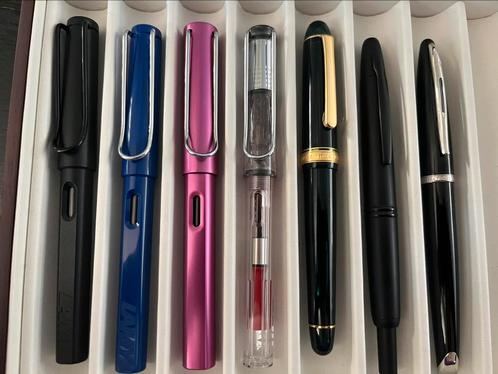 Lamy, Platinum, Pilot, Waterman, Verzamelen, Pennenverzamelingen, Zo goed als nieuw, Ophalen of Verzenden
