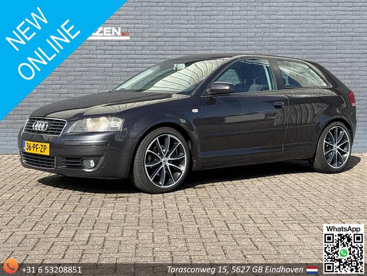 Audi A3 2.0 TDI Ambition | Pano | Cruise | Climate | APK 08-, Auto's, Audi, Bedrijf, Te koop, A3, ABS, Airbags, Alarm, Centrale vergrendeling
