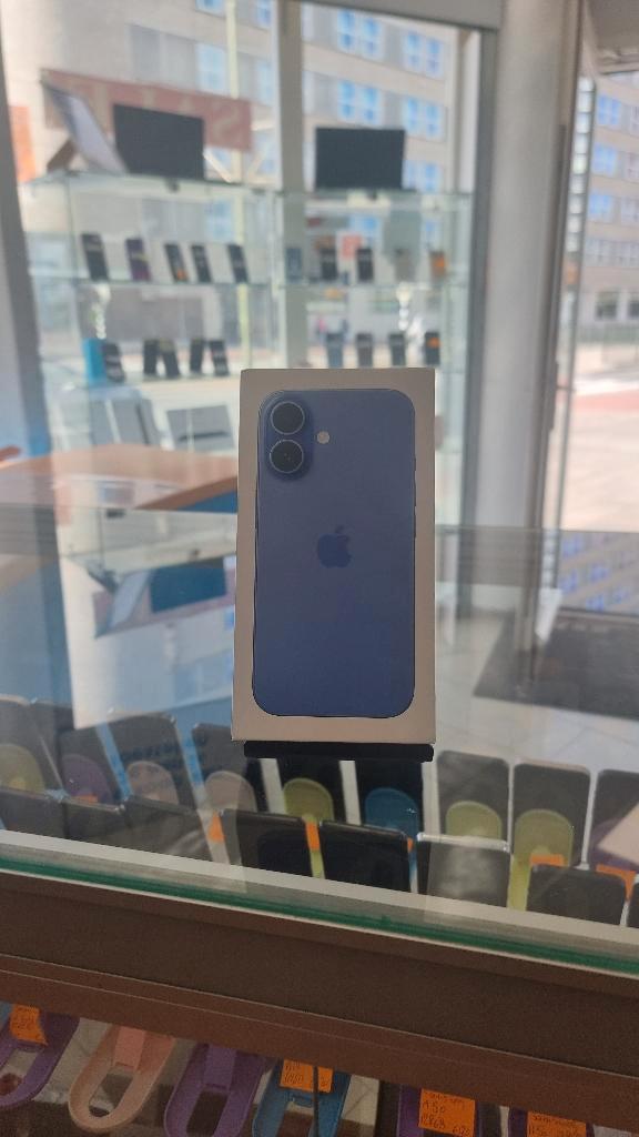 iPhone 16 128G Zwart-Geseald, Telecommunicatie, Overige Telecommunicatie, Nieuw, Ophalen of Verzenden