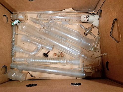 Oud laboratorium glas ruim 40 stuks, Antiek en Kunst, Antiek | Gereedschap en Instrumenten, Ophalen
