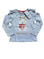 Kerst longsleeve Pep en Co meisjes grijs maat 92-98, Kinderen en Baby's, Kinderkleding | Maat 92, Meisje, Pep & Co, Nieuw, Ophalen of Verzenden